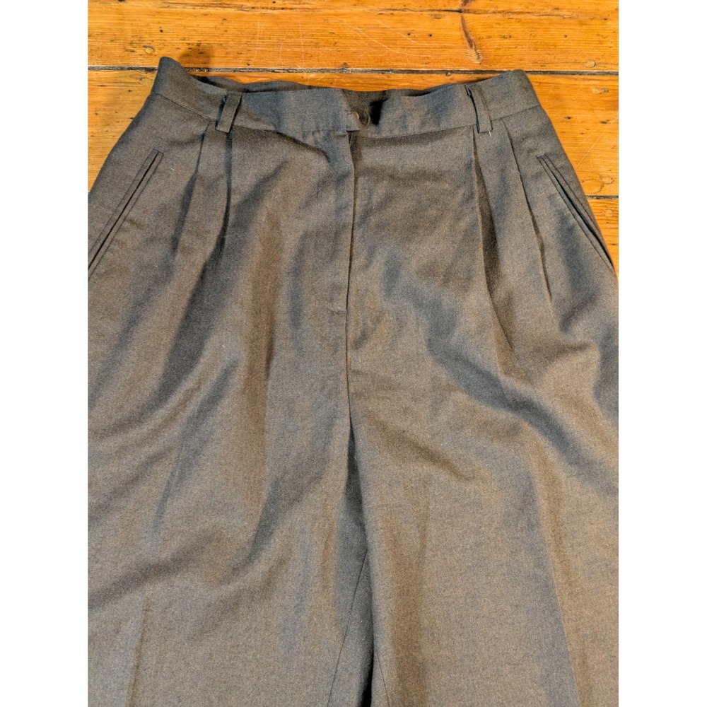 Pierre Cardin Women's Wool Pleated Pants Size 14‎ Gray Tailored Office Career - Picture 6 of 6